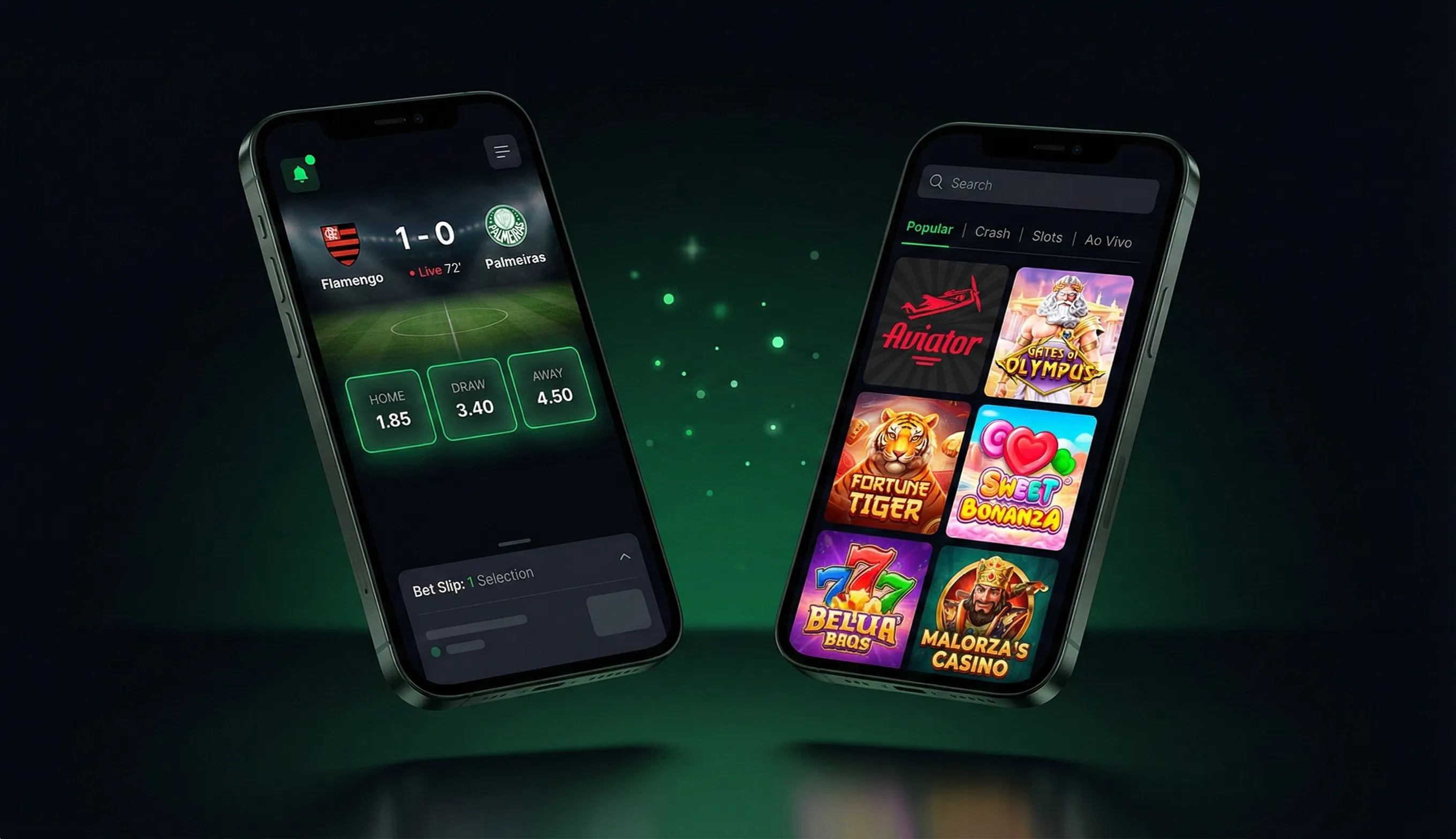 Aplicativo Betnacional para Android com apostas esportivas e jogos de cassino